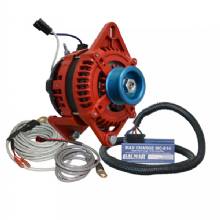 BALMAR Alternator 315 inch Dual Foot Saddle J10 Serpentine Pulley Regulator and Temp Sensor %2D 170A Kit %2D 12V