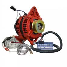 BALMAR Alternator 315 inch Dual Foot Saddle K6 Serpentine Pulley Regulator and Temp Sensor %2D 170A Kit %2D 12V