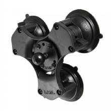 RAM MOUNT TWIST%2DLOCK TRIPLE SUCTION CUP BALL BASE