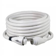 MARINCO EEL 50A White Cordset %2D 125 and 250V %2D 50 ft