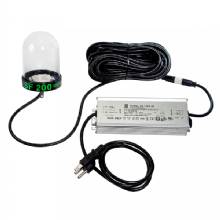 HYDRO GLOW LED Underwater Dock Light %2D 200W %2D 50 ft Cord %2D Blue