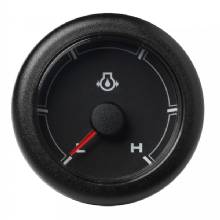 VDO 2%2D1 and 16 inch 52MM OceanLink Engine Oil Pressure Low and High 150 PSI Black Dial and Bezel