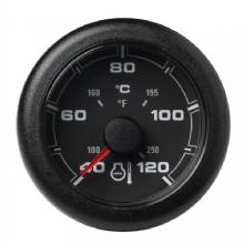 VDO 2%2D1 and 16 inch 52mm OceanLink Ocean Link Temperature 120 deg%2DC and 250 deg%2DF %2D Black Dial and Bezel