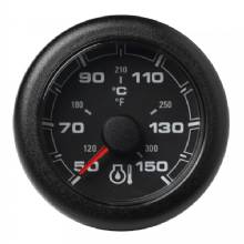 VDO 2%2D1 and 16 inch 52mm OceanLink Engine Oil Temperature 150 deg%2DC and 300 deg%2DF %2D Black Dial and Bezel