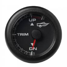 VDO 2%2D1 and 16 inch 52mm OceanLink Engine Trim %2D Up and Down %2D Black Dial and Bezel