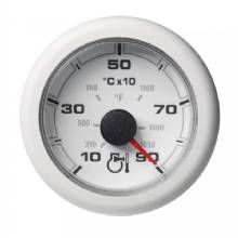 VDO 2%2D1 and 16 inch 52mm OceanLink Pyrometer 900 deg%2D C and 1650 deg%2D F %2D White Dial and Bezel