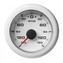 VDO 2%2D1 and 16 inch 52MM OceanLink Battery Current %2D 150 and plus 150 A White Dial and Bezel