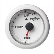 VDO 2%2D1 and 16 inch 52mm OceanLink Engine Trim %2D Up and Down %2D White Dial and Bezel