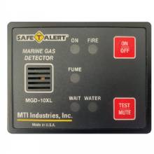 SAFE%2DT%2DALERT Gas Vapor Alarm Fume Fire Bilge Water %2D Black Surface Mount