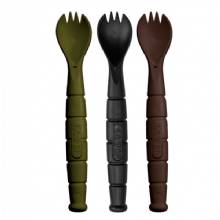 KA%2DBAR Tactical Spork Spoon Fork Knife Field Kit 3 Pack
