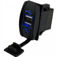 SEA DOG Dual USB Rocker Switch Style Power Socket