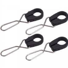 SEA DOG Nylon Flagpole Pennant Mounts and Stainless Clips - Set of 4