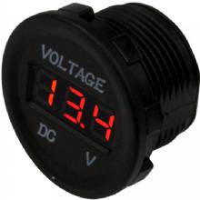 SEA DOG Round Voltage Meter %2D 6V%2D30V