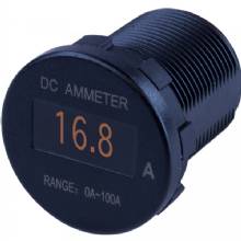 SEA DOG Round OLED DC Amp Meter %2D 0 Amp%2D100 Amp