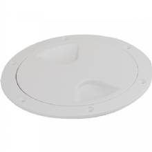 SEA DOG Screw%2DOut Deck Plate %2D White %2D 4 inch