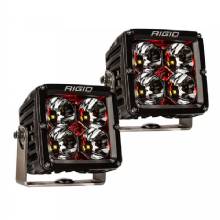 RIGID Radiance Pod XL - Black Case w/Red Backlight - Pair