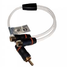 FUSION EL-RCAYF RCA Standard Splitter - 1 Male to 2 Female