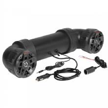 BOSS AUDIO UTV4B Amplified All Terrain Sound System w and 4 inch Marine Speakers and 1 inch Tweeters %2D Black