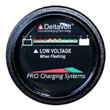PRO CHARGING SYSTEMS Pro Charging Eagle Performance Battery Fuel Gauge 48v Round