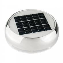MARINCO 4 inch Day and Night Solar Vent %2D Stainless Steel