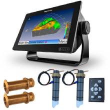 ECHOPILOT FLS-3D with 2 Pro 10 in Bronze Transducers