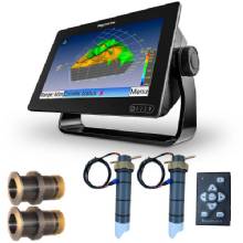 ECHOPILOT FLS-3D with 2 Pro 10 in Steel Transducers