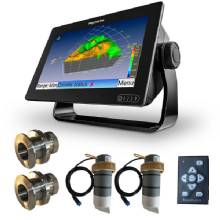 ECHOPILOT FLS-3D with 2 Pro 5 in Aluminum Transducers