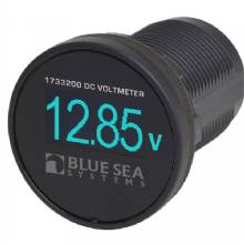 BLUE SEA 1733200 Mini OLED Voltmeter %2D Blue