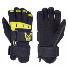 HO SPORTS Wakeboard Men fts World Cup Gloves - Black/Yellow - X-Small