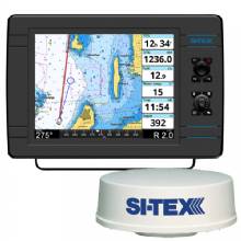 SI%2DTEX NavPro 1200 w and MDS%2D12 WiFi 24 inch Hi%2DRes Digital Radome Radar w and 10M Cable