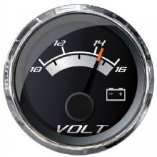 FARIA Platinum 2 inch Voltmeter - 10-16VDC