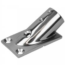 SEA DOG Rail Base Fitting Rectangular Base 30 deg%2D 316 Stainless Steel 1%2D7 and 8 inch x 3%2D3 and 16 inch %2D 1 inch OD