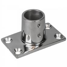 SEA DOG Rail Base Fitting Rectangular Base 90 deg%2D 316 Stainless Steel %2D 1%2D7 and 8 inch x 3%2D3 and 16 inch %2D 1 inch OD