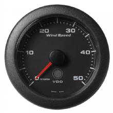VDO Marine 3%2D3 and 8 inch 85MM OceanLink Apparent and True Wind Speed Gauge