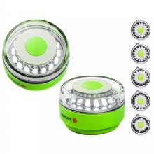 NAVISAFE Navilight All%2DWhite 5 Mode 360 deg%2D Rescue 2NM w and Green Magnet Base