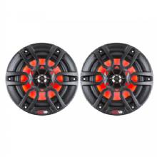 DS18 HYDRO 65 inch 2%2DWay Marine Speakers w and RBG LED Lights 300W %2D Matte Black