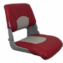 SPRINGFIELD MARINE SPRINGFIELD SKIPPER STANDARD SEAT FOLD DOWN GRAY and RED