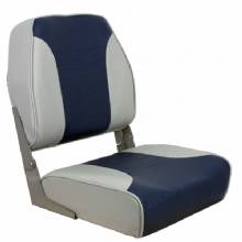 SPRINGFIELD MARINE SPRINGFIELD ECONOMY MULTI COLOR FOLDING SEAT GRAY and BLUE
