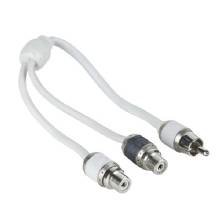 T-SPEC v10 SERIES Quad-Twist RCA Y-Adapter,1 Male to 2 Females