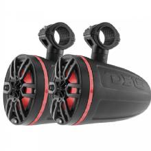 DS18 X Series HYDRO 65 inch Wakeboard Pod Tower Speaker w and RGB LED Lights %2D 300W %2D Matte Black
