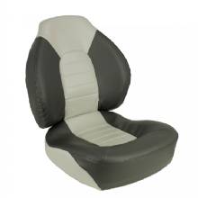 SPRINGFIELD MARINE SPRINGFIELD FISH PRO MID BACK FOLDING SEAT CHARCOAL and GREY