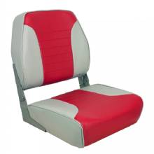 SPRINGFIELD MARINE SPRINGFIELD ECONOMY MULTI COLOR FOLDING SEAT GREY and RED