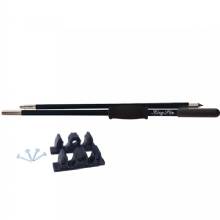 PANTHER 8 ft King Pin Anchor Pole %2D 2%2DPiece %2D Black