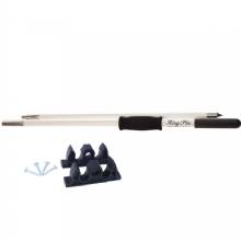 PANTHER 8 ft King Pin Anchor Pole %2D 2%2DPiece %2D White