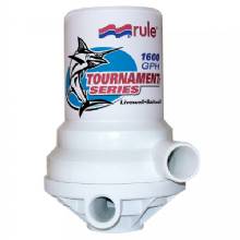 RULE Tournament Series 1600 GPH Livewell Pump Dual Port