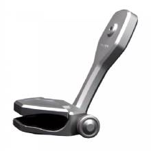 PTM EDGE ZXR-320 Pivoting Mirror Bracket - Electrobrite Silver