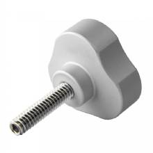PTM EDGE KNB-17 Replacement Knob f/UCX-17 PRO Mirror - Electrobrite Silver