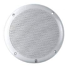 POLY-PLANAR 4 inch 2-Way Coax Integral Grill Marine Speaker - (Pair) White