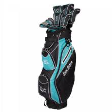 TOUR EDGE Moda Silk Womens Golf Set Black LT Blue RH Petite