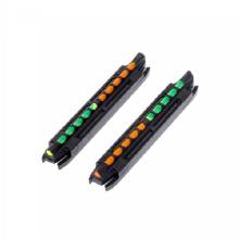 HIVIZ 2%2DIn%2D1 Magnet Shotgun Sight w Reverse Grn Org LitePipe